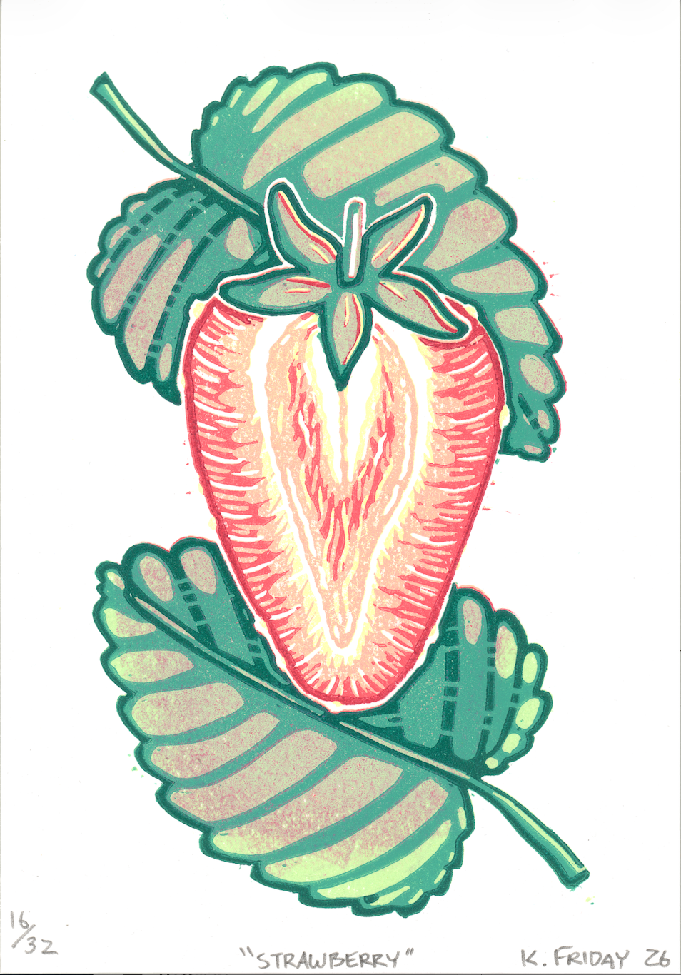 Strawberry Print