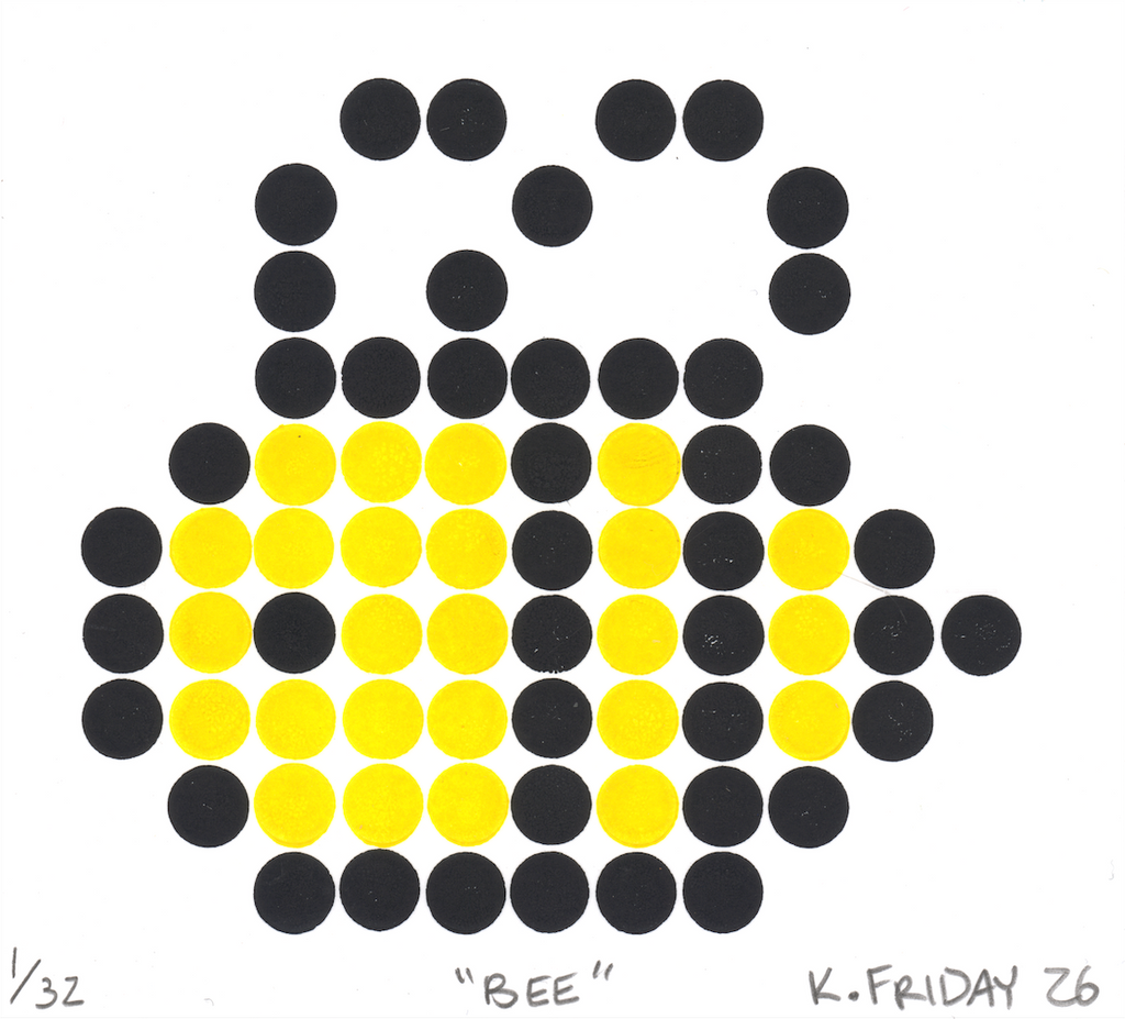 Lego Bee Print